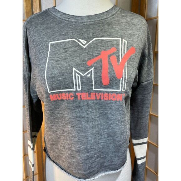 MTVâSmâCutoff Sweatshirtâ - Picture 9 of 14